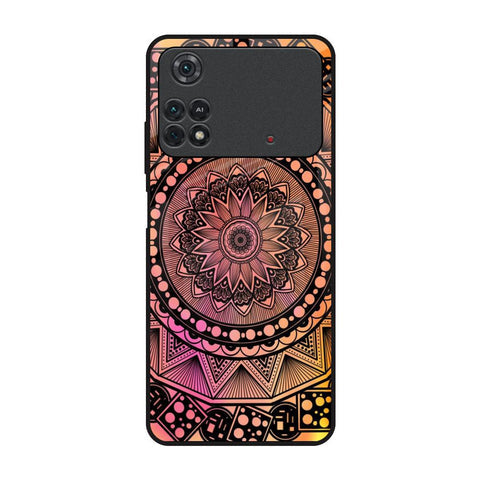 Floral Mandala Glossy Case for Poco M4 Pro