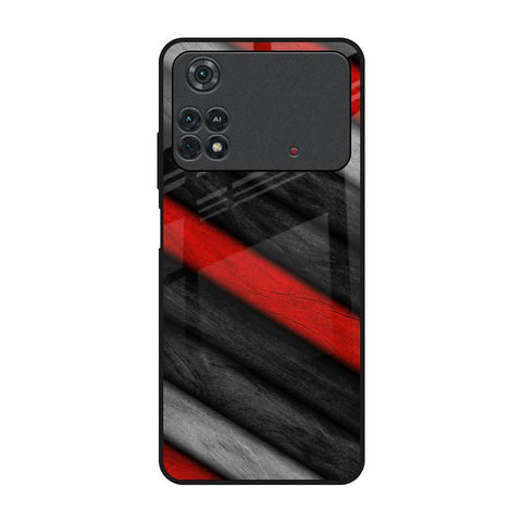 Soft Wooden Texture Glossy Case for Poco M4 Pro