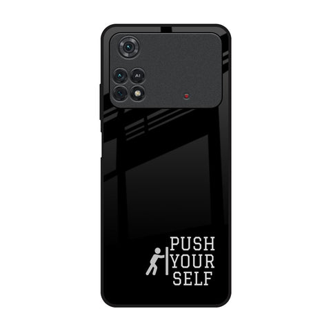 Push Your Self Glossy Case for Poco M4 Pro