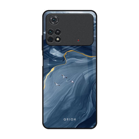 Deep Ocean Marble Glossy Case for Poco M4 Pro