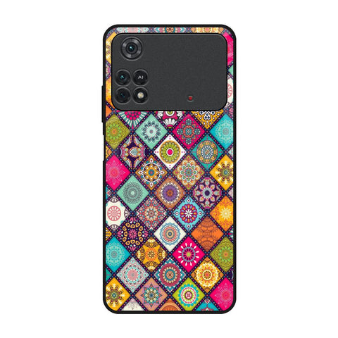 Multicolor Mandala Glossy Case for Poco M4 Pro