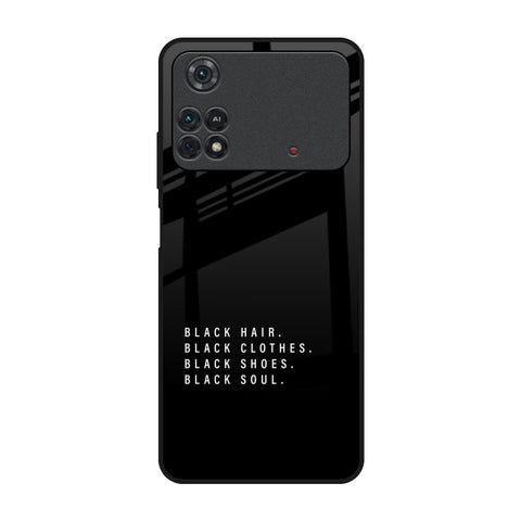 Black Soul Glossy Case for Poco M4 Pro