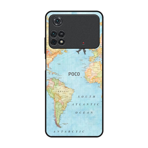 Fly Around The World Glossy Case for Poco M4 Pro