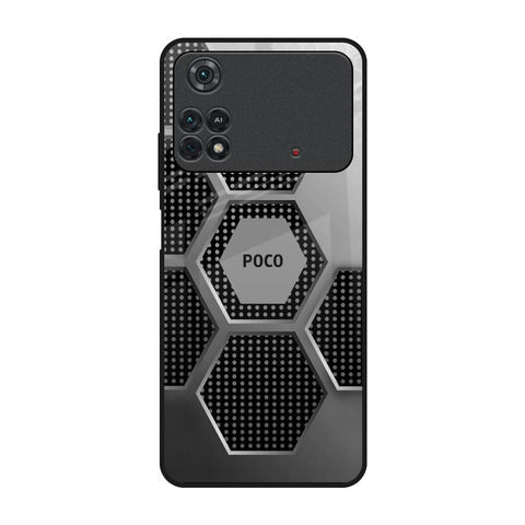 Hexagon Style Glossy Case For Poco M4 Pro