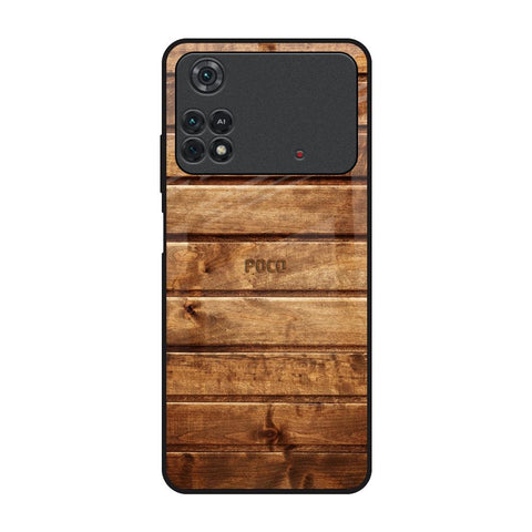 Wooden Planks Glossy Case for Poco M4 Pro