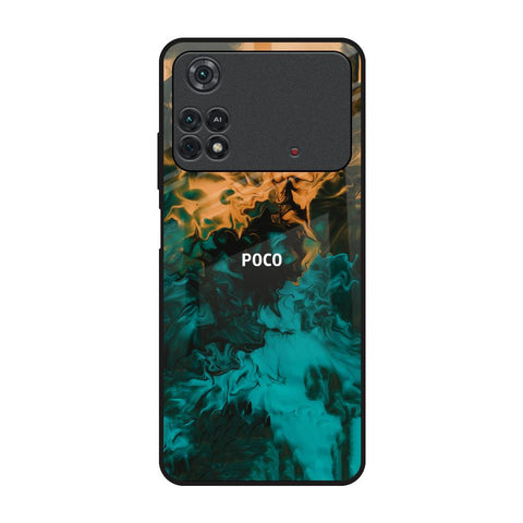 Watercolor Wave Glossy Case for Poco M4 Pro