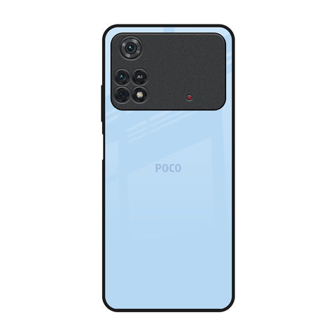 Pastel Sky Blue Glossy Case for Poco M4 Pro