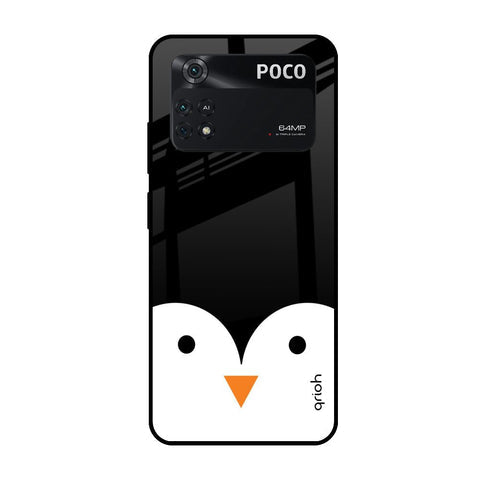 Cute Penguin Glossy Case for Poco M4 Pro
