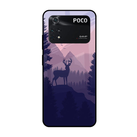 Deer In Night Glossy Case For Poco M4 Pro
