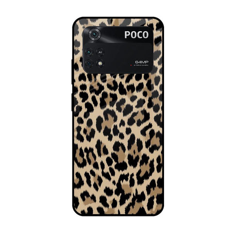 Leopard Seamless Glossy Case For Poco M4 Pro
