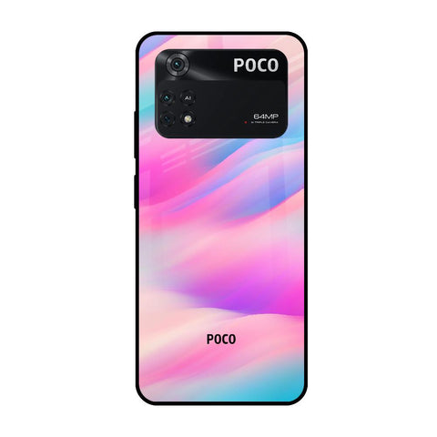 Colorful Waves Glossy case for Poco M4 Pro