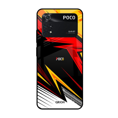 Race Jersey Pattern Glossy Case For Poco M4 Pro
