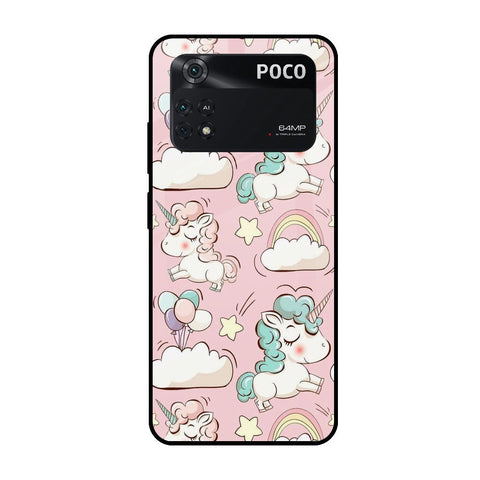 Balloon Unicorn Glossy case for Poco M4 Pro