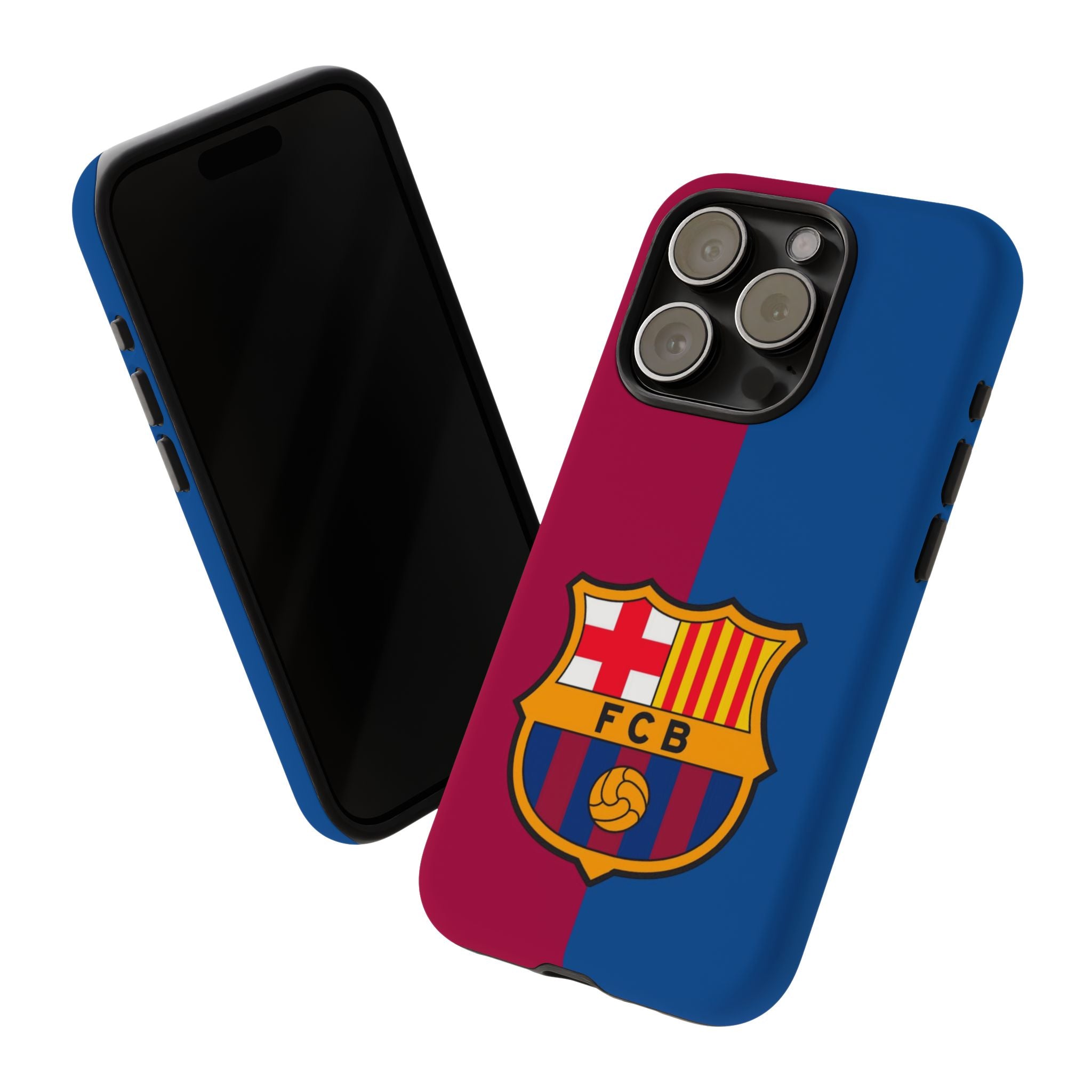 Dual Tone Crest Premium Tough Shining Phone Case (Double Layer) Available For All iPhone Models