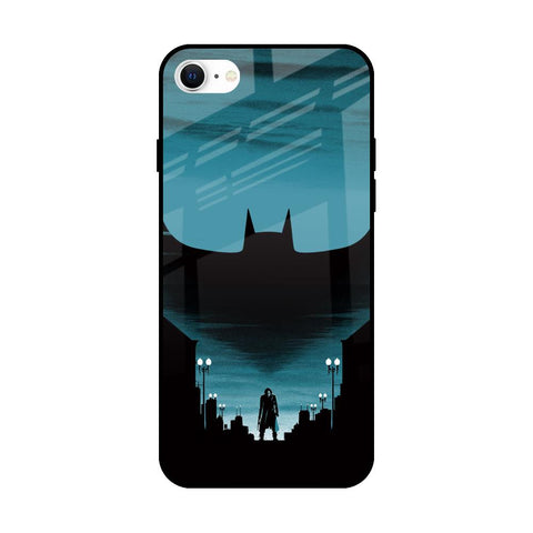 Cyan Bat Glossy Case for iPhone SE 2022