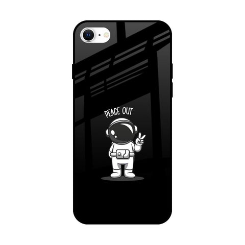 Peace Out Astro Glossy Case for iPhone SE 2022