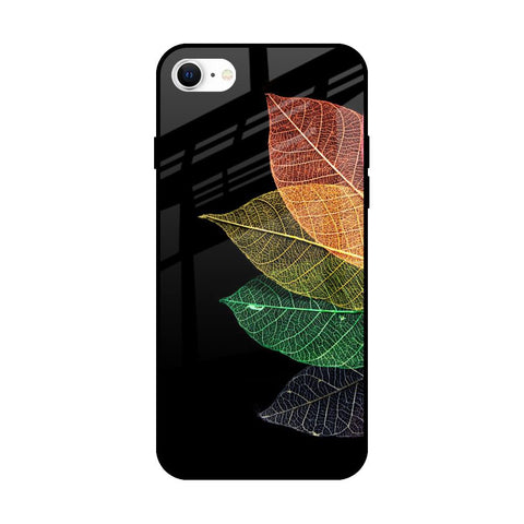 Colorful Leaves Glossy Case for iPhone SE 2022
