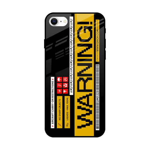 Aircraft Warning Glossy Case for iPhone SE 2022