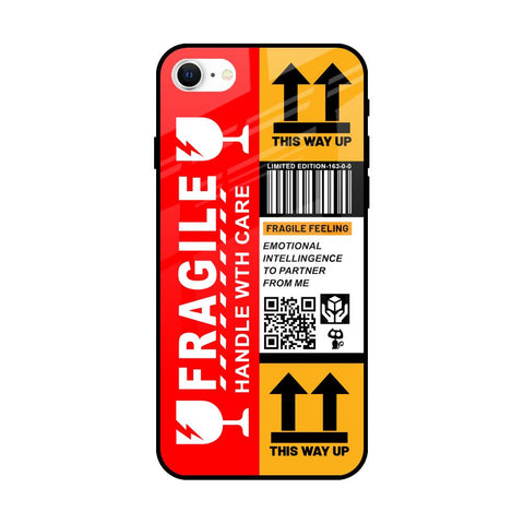 Handle With Care Glossy Case for iPhone SE 2022