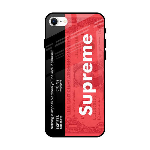 Supreme Ticket Glossy Case for iPhone SE 2022