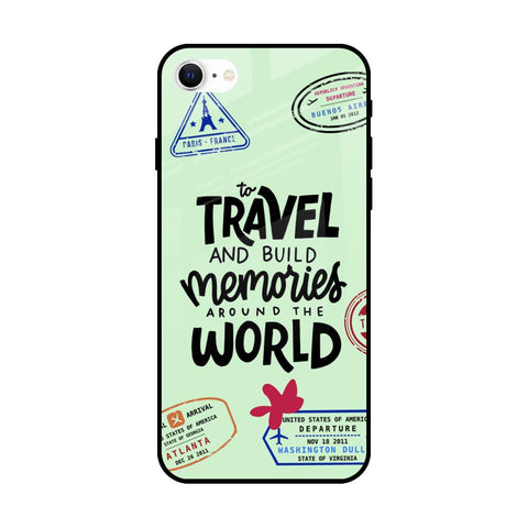 Travel Stamps Glossy Case for iPhone SE 2022