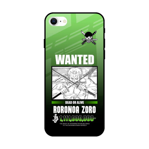 Zoro Wanted Glossy Case for iPhone SE 2022
