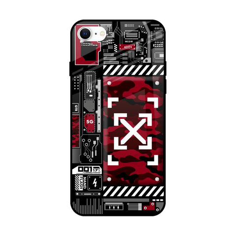 Technology Art Glossy Case for iPhone SE 2022