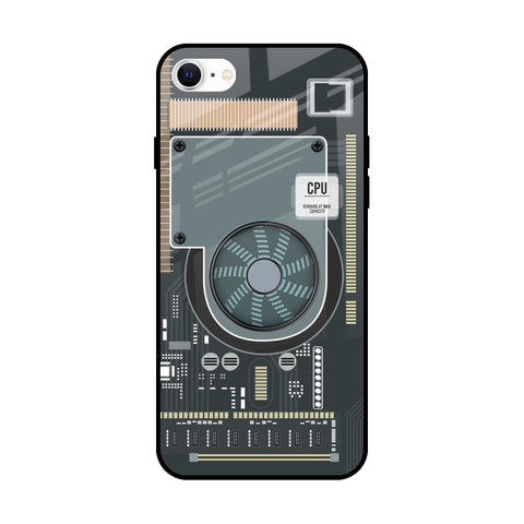 Motherboard Circuit Glossy Case for iPhone SE 2022