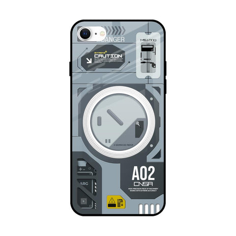 Modern Technology Glossy Case for iPhone SE 2022
