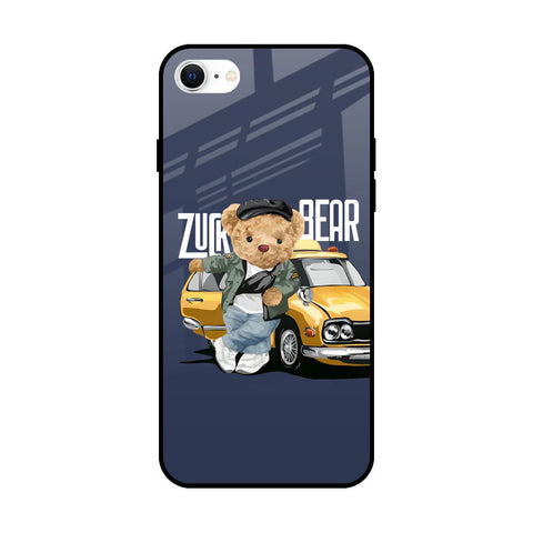 Adventurous Bear Glossy Case for iPhone SE 2022
