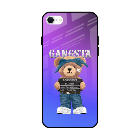 Gangsta Bear Glossy Case for iPhone SE 2022