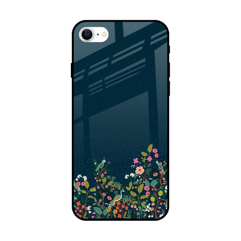 Small Garden Glossy Case For iPhone SE 2022