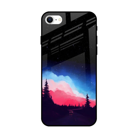 Drive In Dark Glossy Case For iPhone SE 2022