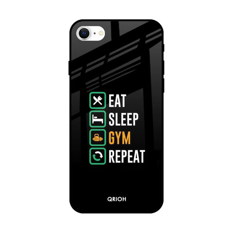 Daily Routine Glossy Case for iPhone SE 2022