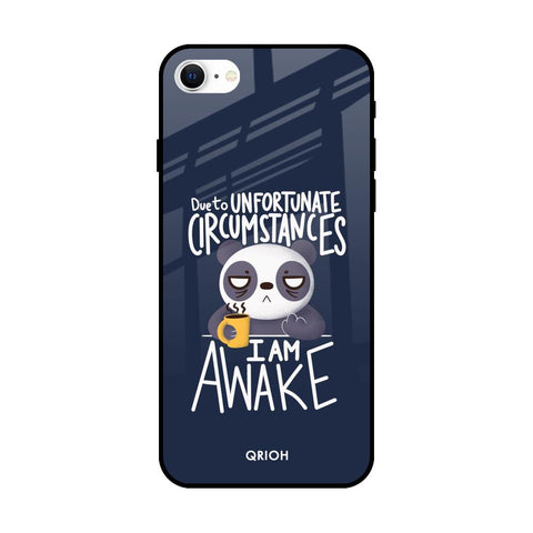 Struggling Panda Glossy Case for iPhone SE 2022