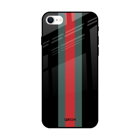 Vertical Stripes Glossy Case for iPhone SE 2022