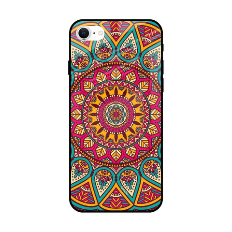 Elegant Mandala Glossy Case for iPhone SE 2022