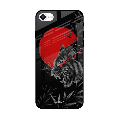 Red Moon Tiger Glossy Case for Apple iPhone SE 2022