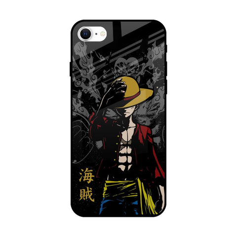 Dark Luffy Glossy Case for iPhone SE 2022