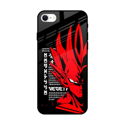 Red Vegeta Glossy Case for iPhone SE 2022