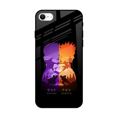 Minimalist Anime Glossy Case for iPhone SE 2022