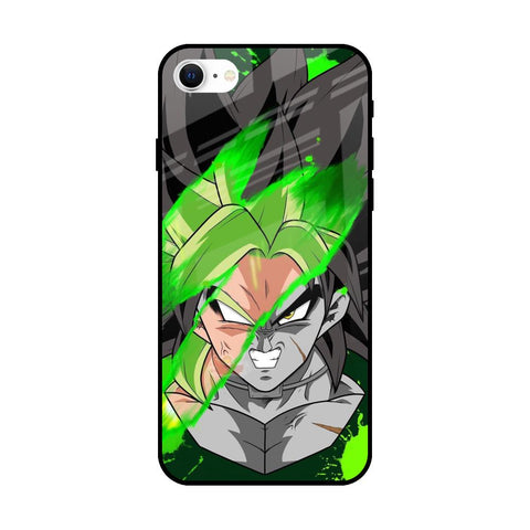 Anime Green Splash Glossy Case for iPhone SE 2022