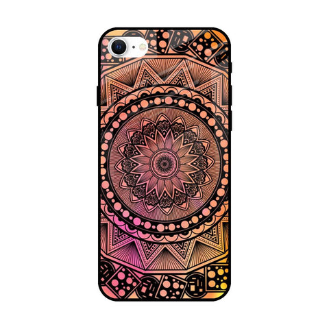 Floral Mandala Glossy Case for iPhone SE 2022