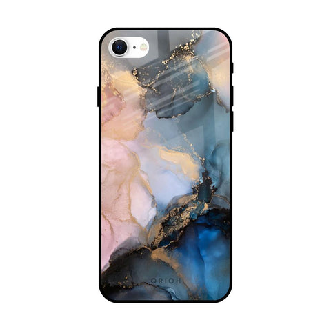Marble Ink Abstract Glossy Case for iPhone SE 2022