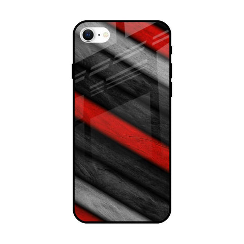 Soft Wooden Texture Glossy Case for iPhone SE 2022