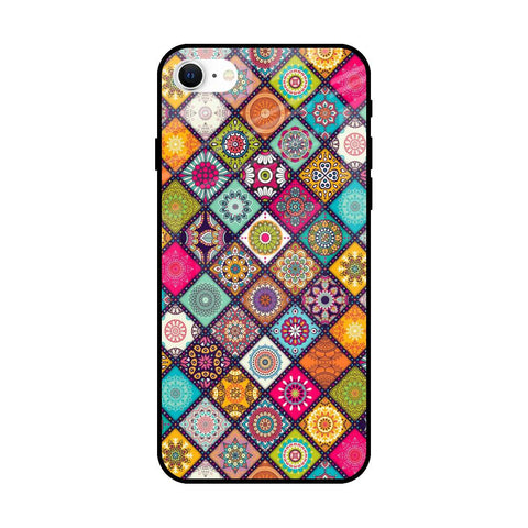 Multicolor Mandala Glossy Case for iPhone SE 2022