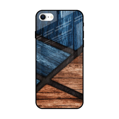 Wooden Tiles Glossy Case for iPhone SE 2022