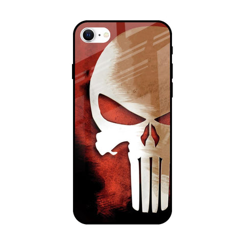Red Skull Glossy Case for iPhone SE 2022