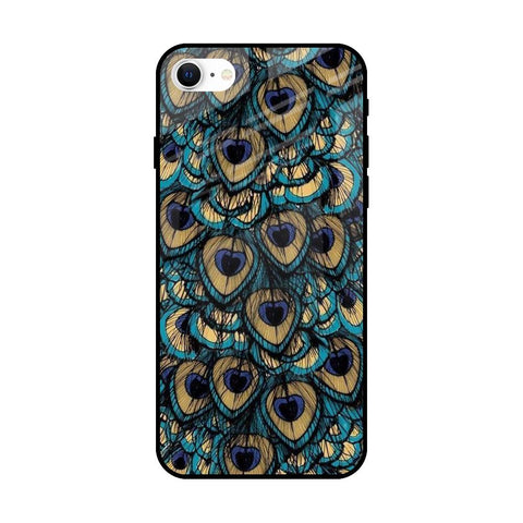 Peacock Feathers Glossy case for iPhone SE 2022