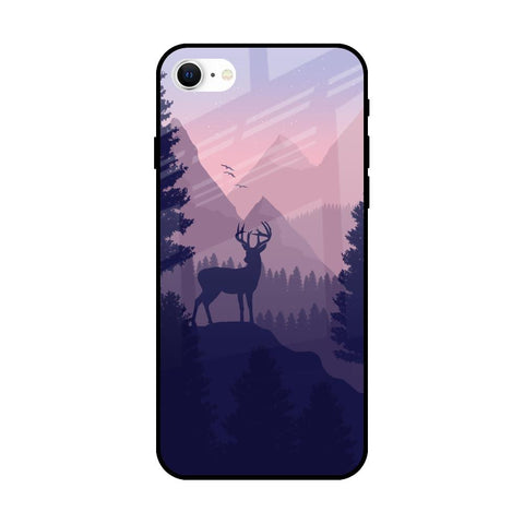 Deer In Night Glossy Case For iPhone SE 2022